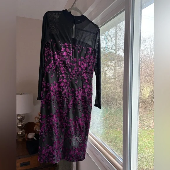 Rachel Roy Black and Purple Dress - Picture 3 of 9